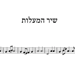 שיר המעלות בשוב ה'